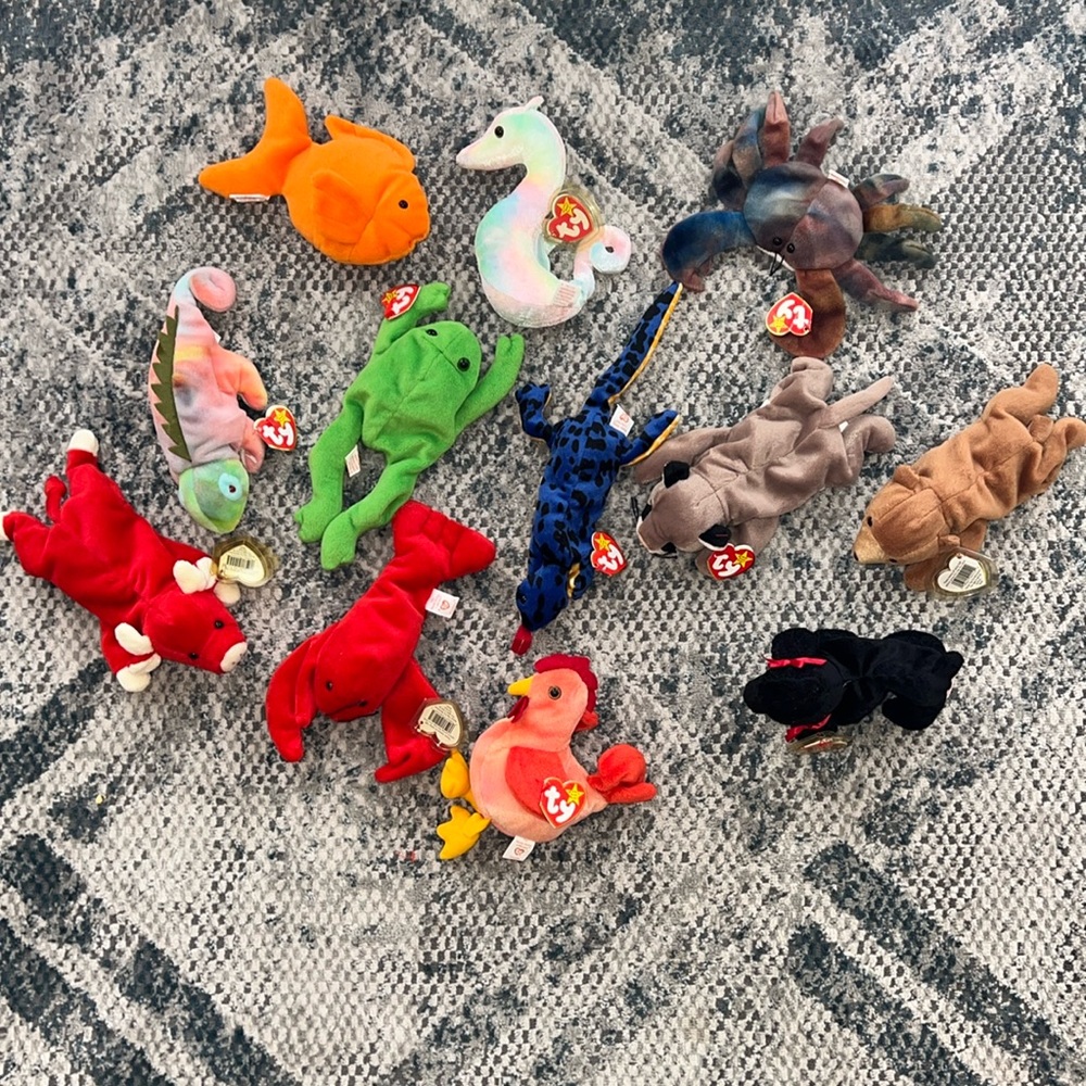 - Ty Beanie Babies Bundle 12 total miscellaneous lot no bundles due